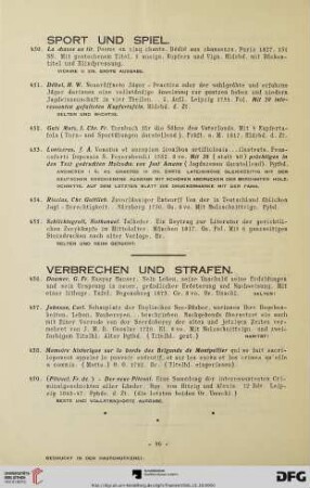 Verbrechen und Strafen (Nr. 456-459)