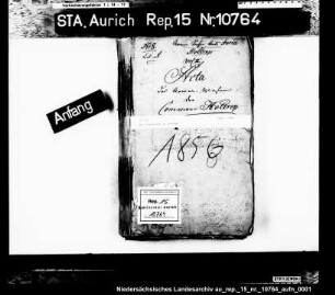 Das Armenwesen in Holtrop