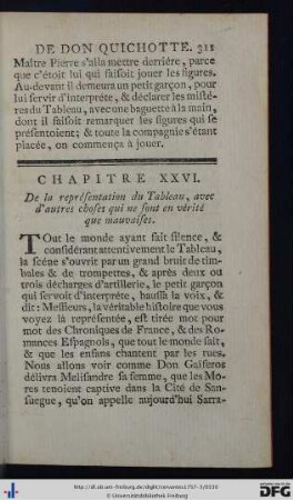 Chap. XXVI - XXXII.