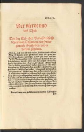 Der vierdt und letst Theil ...