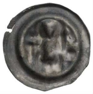 Fundmünze, Brakteat, 2. Hälfte 13. Jh.