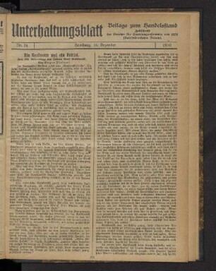 Beilage zum Handelsstand Nr. 24
