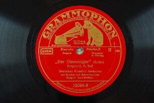 "Der Obersteiger" : Potpourri; II. Teil / (Zeller)