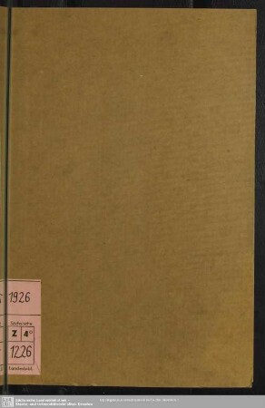 49.1926: Monatsberichte des Statistischen Amtes der Stadt Dresden