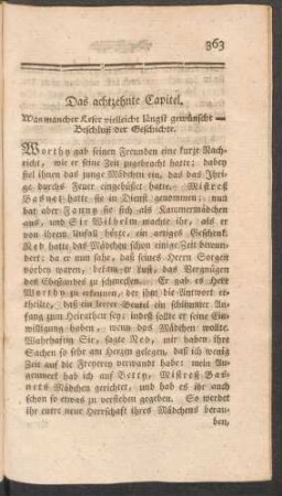 Das achtzehnte Capitel. Was mancher Leser vielleicht längst gewünscht - Beschluß der Geschichte.