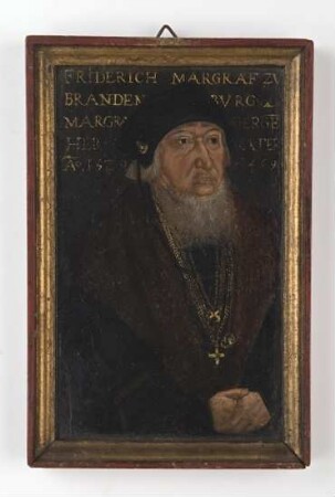 Miniaturporträt des Markgrafen Friedrich der Ältere von Brandenburg-Ansbach