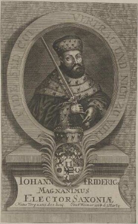 Bildnis des Iohann Fridericus
