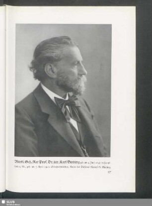 Wirkl. Geh. Rat Prof. Dr. jur. Karl Binding
