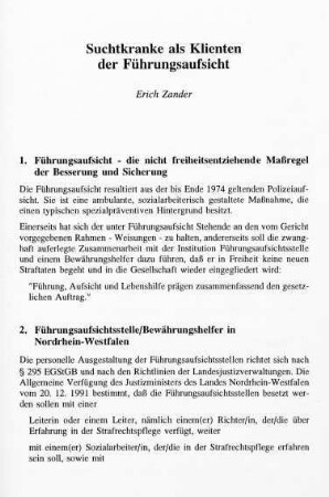 173-182, Suchtkranke als Klienten der Führungsaufsicht