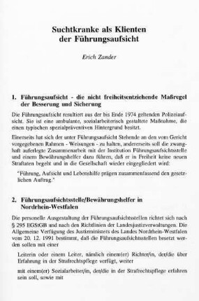 173-182, Suchtkranke als Klienten der Führungsaufsicht