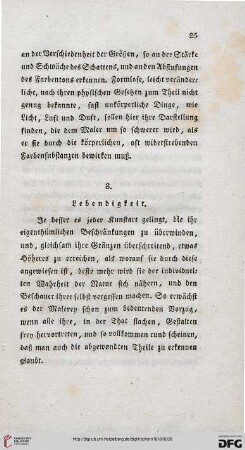 8: Lebendigkeit