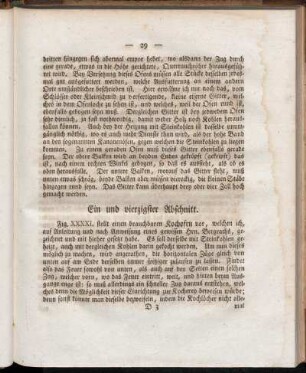 Ein und vierzigster Abschnitt. - Fünf und vierzigster Abschnitt.