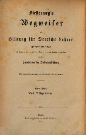 Wegweiser zur Bildung für deutsche Lehrer, 1