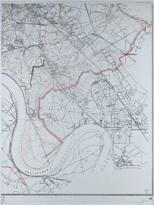 Plan der Stadt Düsseldorf