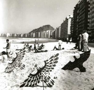 Rio de Janeiro, Brasilien. Strand von Copacabana