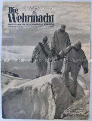 Militärische Fachzeitschrift "Die Wehrmacht" u.a. zur Vorbereitung der Schlacht um Stalingrad