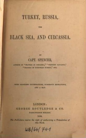 Turkey, Russia, the Black Sea and Circassia