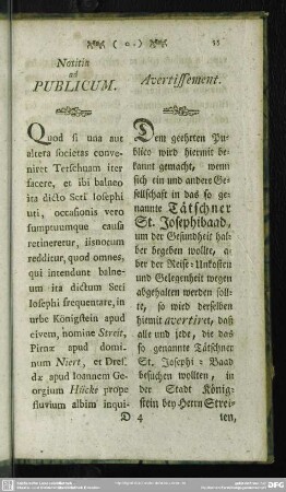 Notitia ad Publicum