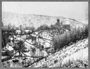 Winter um die Burg Scharfenstein