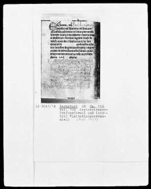Martyrologium und Regula — Regula — Initiale E (bo Frater), Folio 104recto