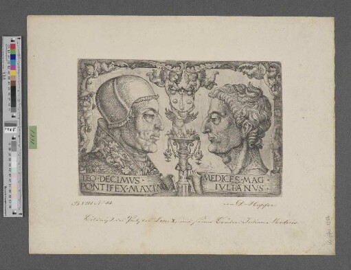 [Doppelporträt Papst Leo X. und seines Bruders Guiliano de' Medici]