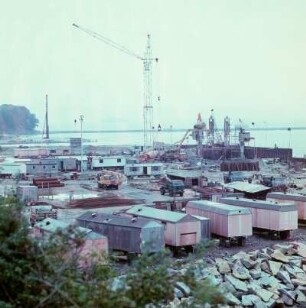Bau des Fährhafens Mukran, Sassnitz