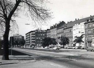 Privatgebäude, Straßen und Plätze in Karlsruhe. Kapellenstraße