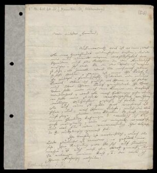 Brief von Johann Joachim Eschenburg an Jakob Mauvillon