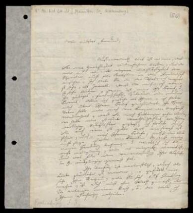 Brief von Johann Joachim Eschenburg an Jakob Mauvillon