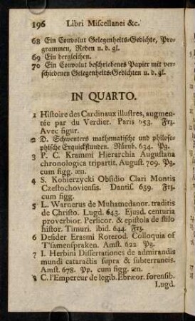 196-206, In Quarto.
