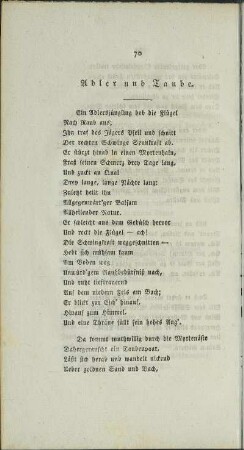 Adler und Taube