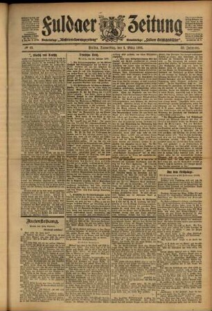Ausgabe vom Donnerstag, den 01. März 1906.