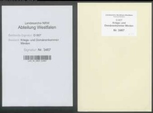 Bau und Reparatur der geistlichen Gebäude zu Jöllenbeck (Amt Sparrenberg, Vogtei Schildesche)
