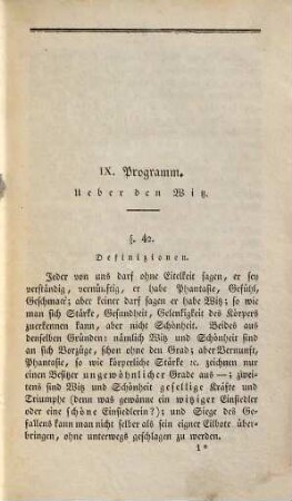 Jean Paul's sämmtliche Werke, 42 = Lfg. 9, Bd. 2. Vorschule der Aesthetik. Th. 2