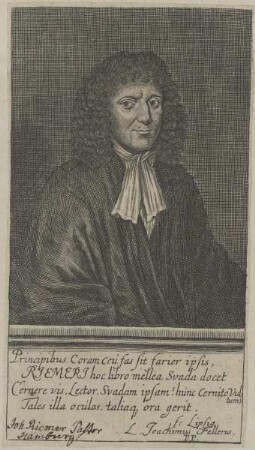 Bildnis des Johannes Riemerus