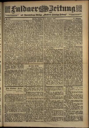 Ausgabe vom Freitag, den 07. Dezember 1900.
