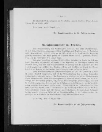 Auslieferungsverkehr mit Brasilien