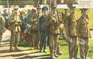 Gefangene Engländer - Kriegsjahr 1914/15