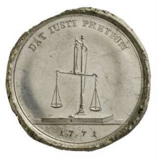 Medaille, 1771