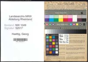 Entnazifizierung Georg Haettig , geb. 26.03.1901 (Installateur)