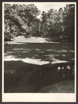 Palaisgarten. Detmold. Neustadt. Papierabzug