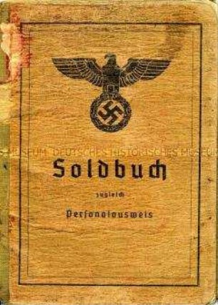Soldbuch/Personalausweis von Adolf Ische