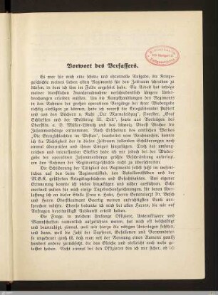 Vorwort des Verfassers