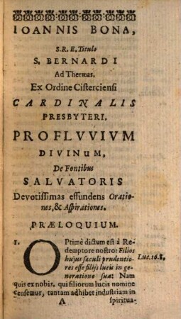 Divinum profluvium orationum