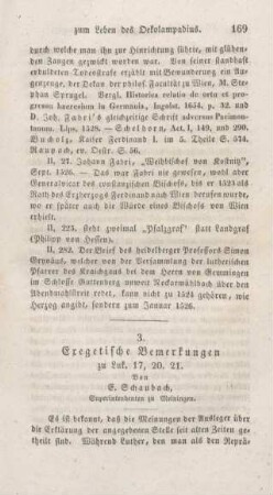 169-172 Exegetische Bemerkungen zu Luk 17,20.21