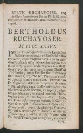 Bertoldus Ruchavoser. M CCCC XXXVI.