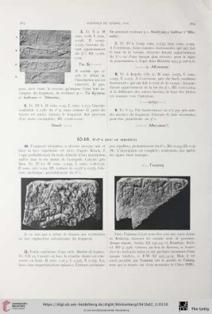 10-16. 6e-5e s. (avec un appendice)