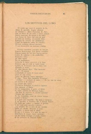 Los motivos del lobo