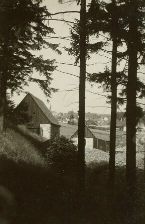 Altenberg, Stadtteilansicht von der Straße Geising - Altenberg
