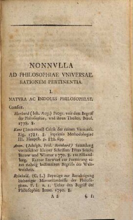 Institvtiones Logicae Et Metaphysicae : Scholae Svae Scripsit Perpetva Kantianae Disciplinae Ratione Habita Io. Avg. Henr. Vlrich, Seren. Dvc. Saxo.-Cob. A Consil. Avl. Moral. Et Polit. P.P.O.